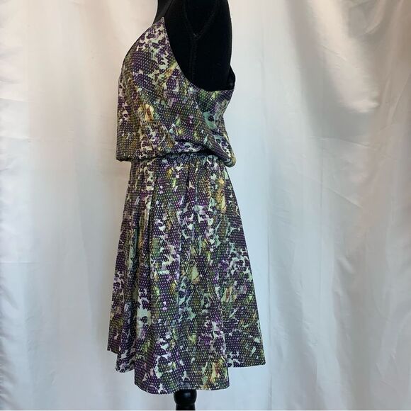 LULULEMON City Summer Dress Floral Sport White Multi Narrow Court Stripe Black 6 - Picture 9 of 17